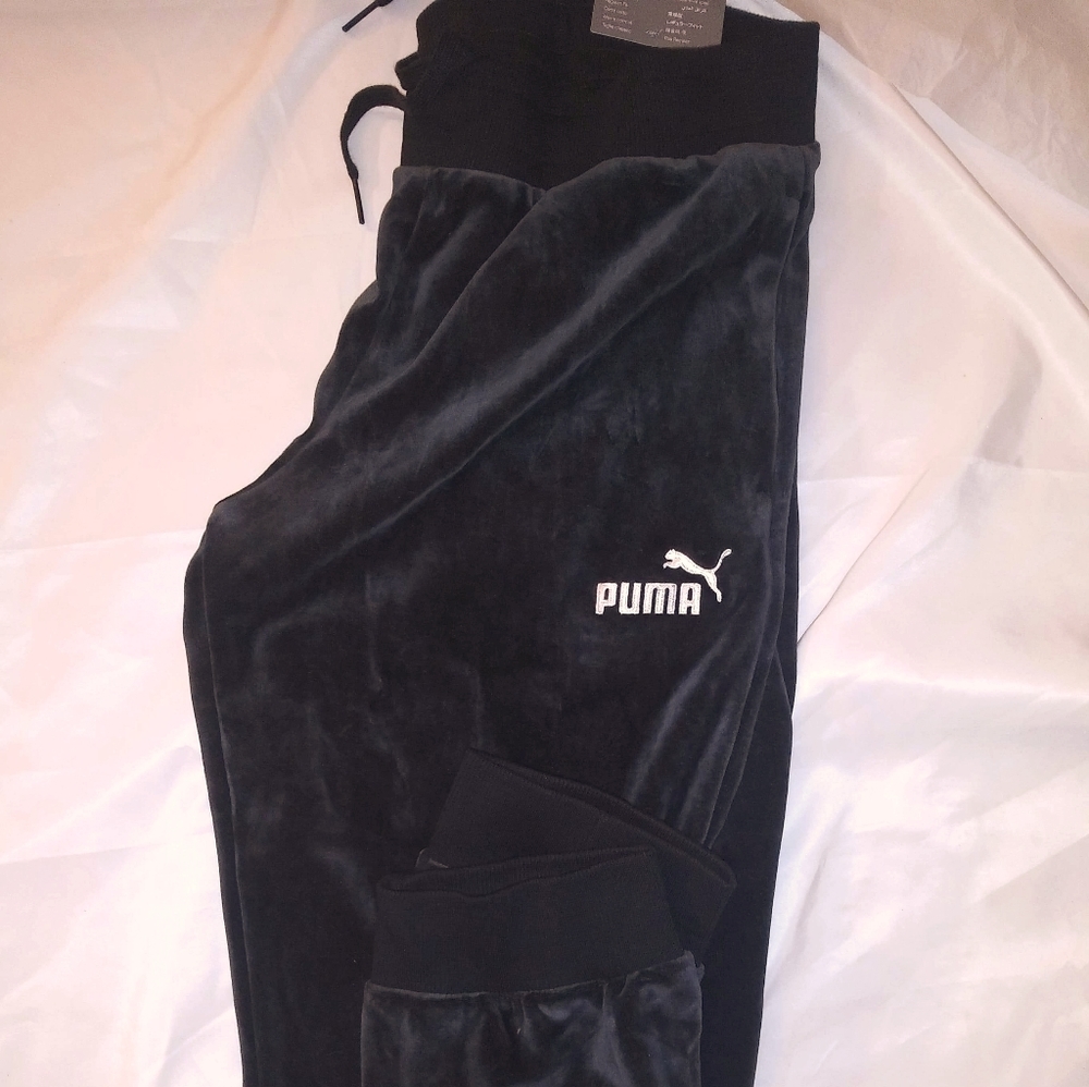 Puma velour sweats womens